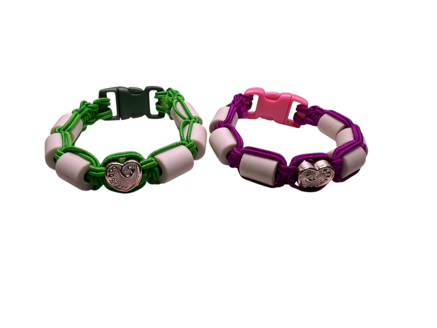 Giftfria elastiska fästinghalsband/armband till katt och människa