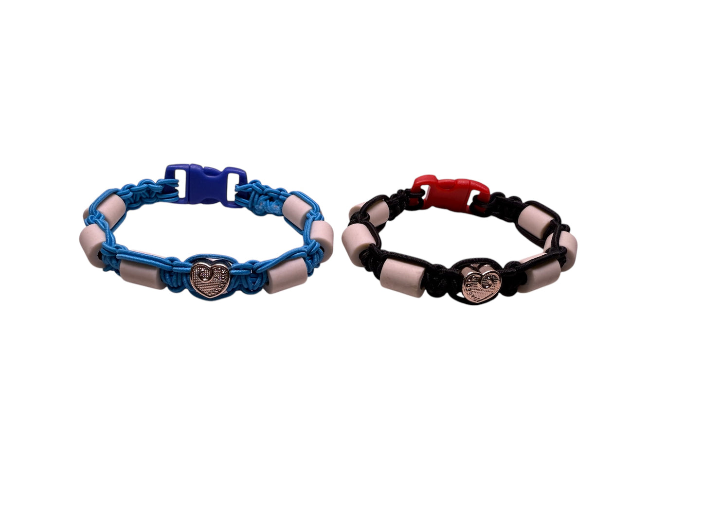 Giftfria elastiska fästinghalsband/armband till katt och människa