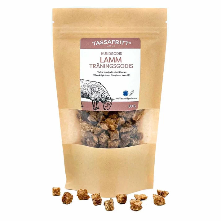 Lamm träningsgodis 80g