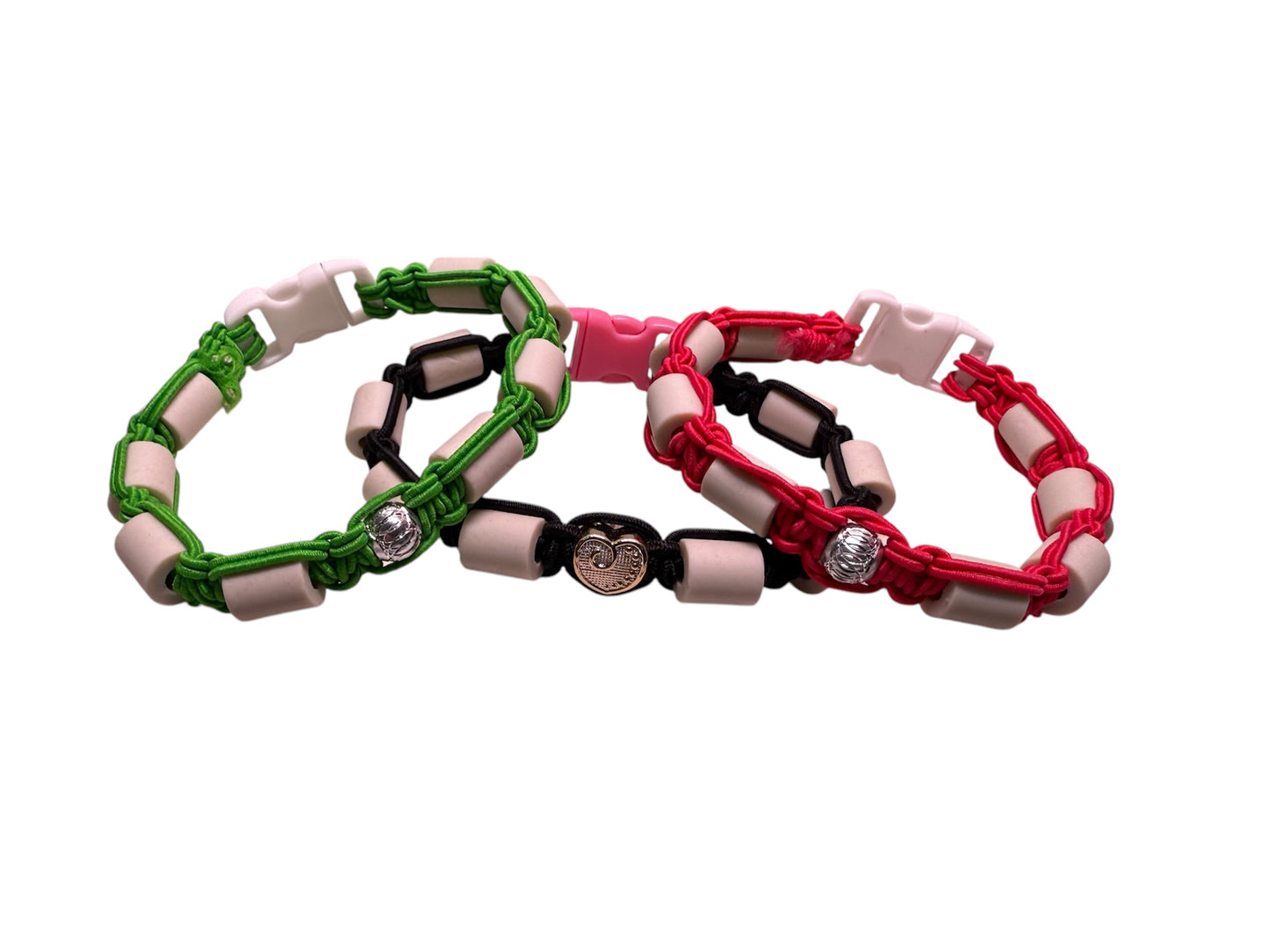 Giftfria elastiska fästinghalsband/armband till katt och människa